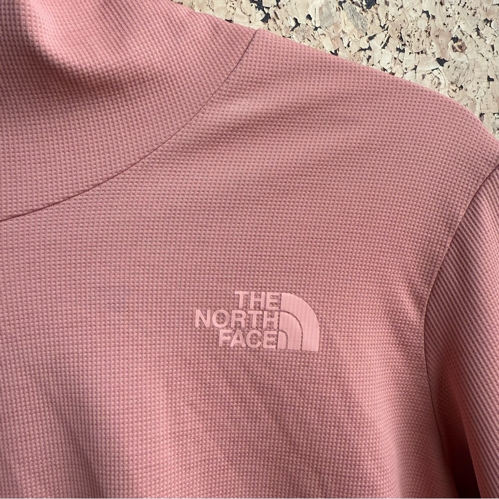The North Face Belay waffle grid sun hoodie - rose dawn (pink) - Picture 6 of 8